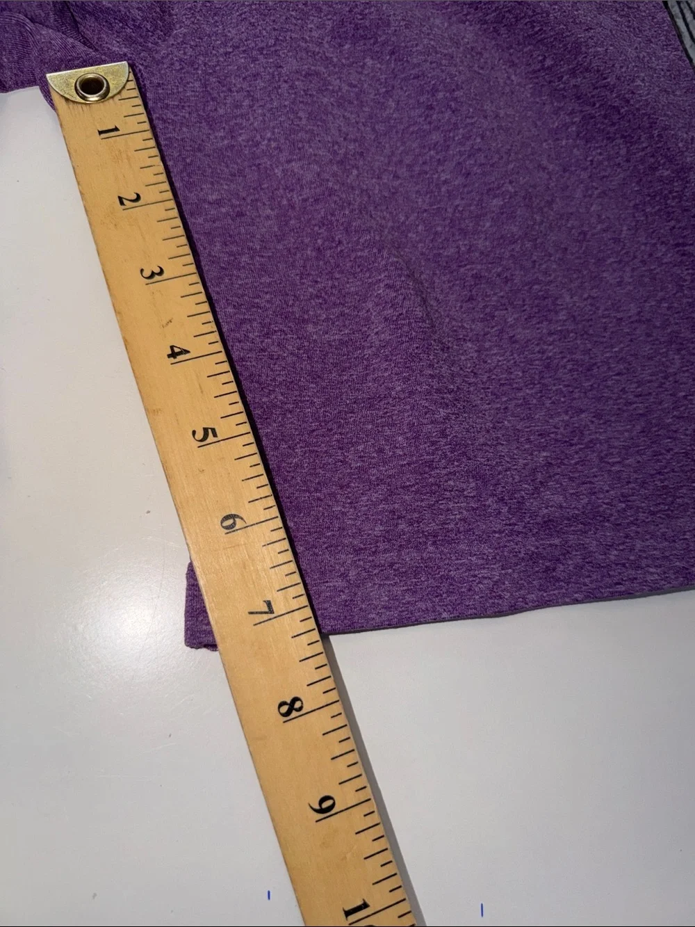 NVGTN Heathered Purple High-Waist Athletic Shorts